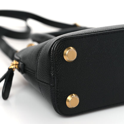 Balenciaga Grained Calfskin XXS Ville Top Handle Bag Black 8 of 9