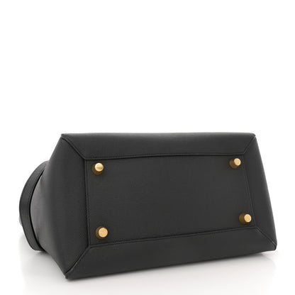 Celine Grained Calfskin Mini Belt Bag Black 4 of 10