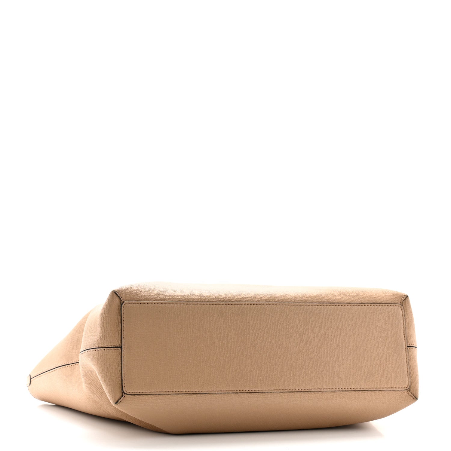 Burberry Grainy Calfskin Haymarket Check Medium Ardwell Zip Tote Camel 4 of 11