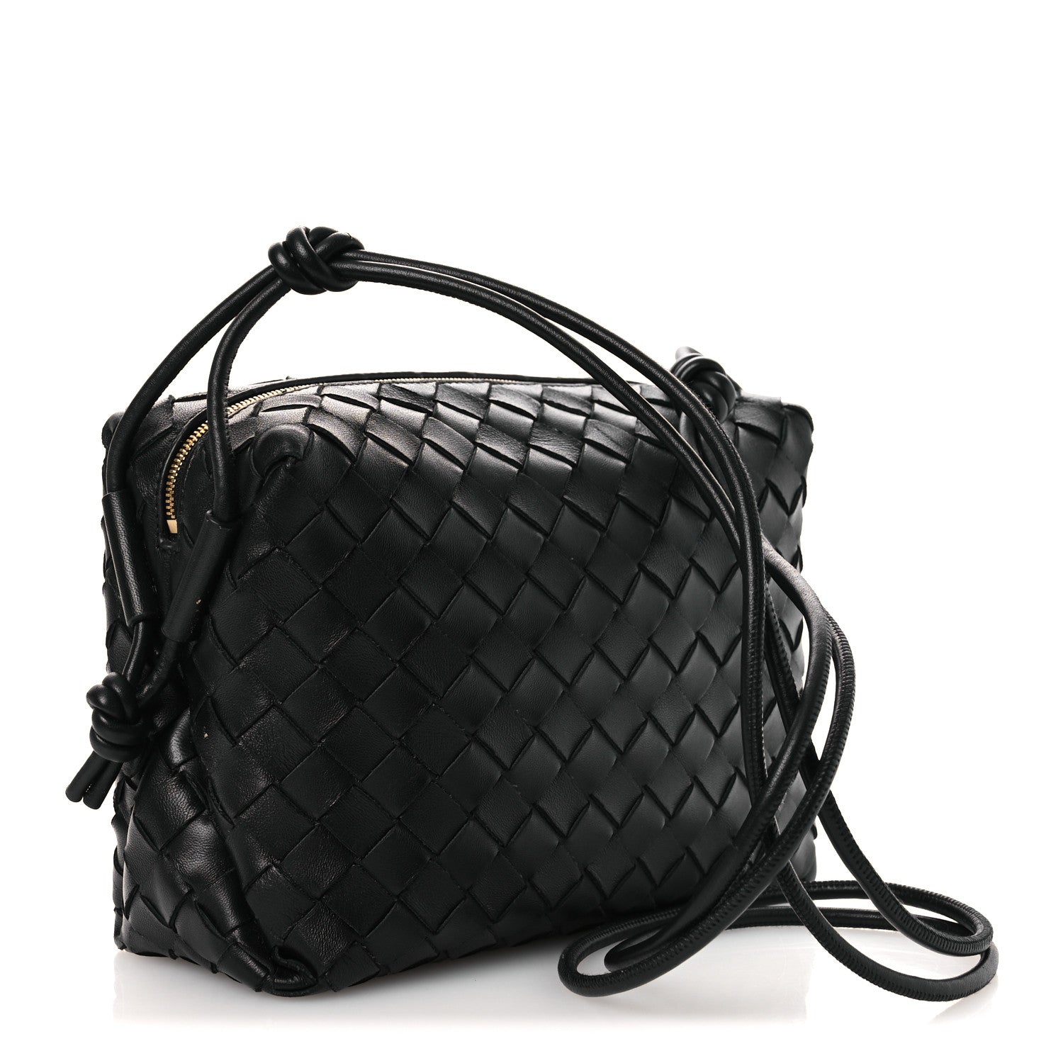 Bottega Veneta Nappa Intrecciato Small Loop Camera Bag Black 3 of 10