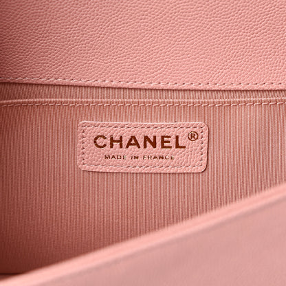 Chanel Caviar Quilted Medium Boy Flap Pink 5 of 9