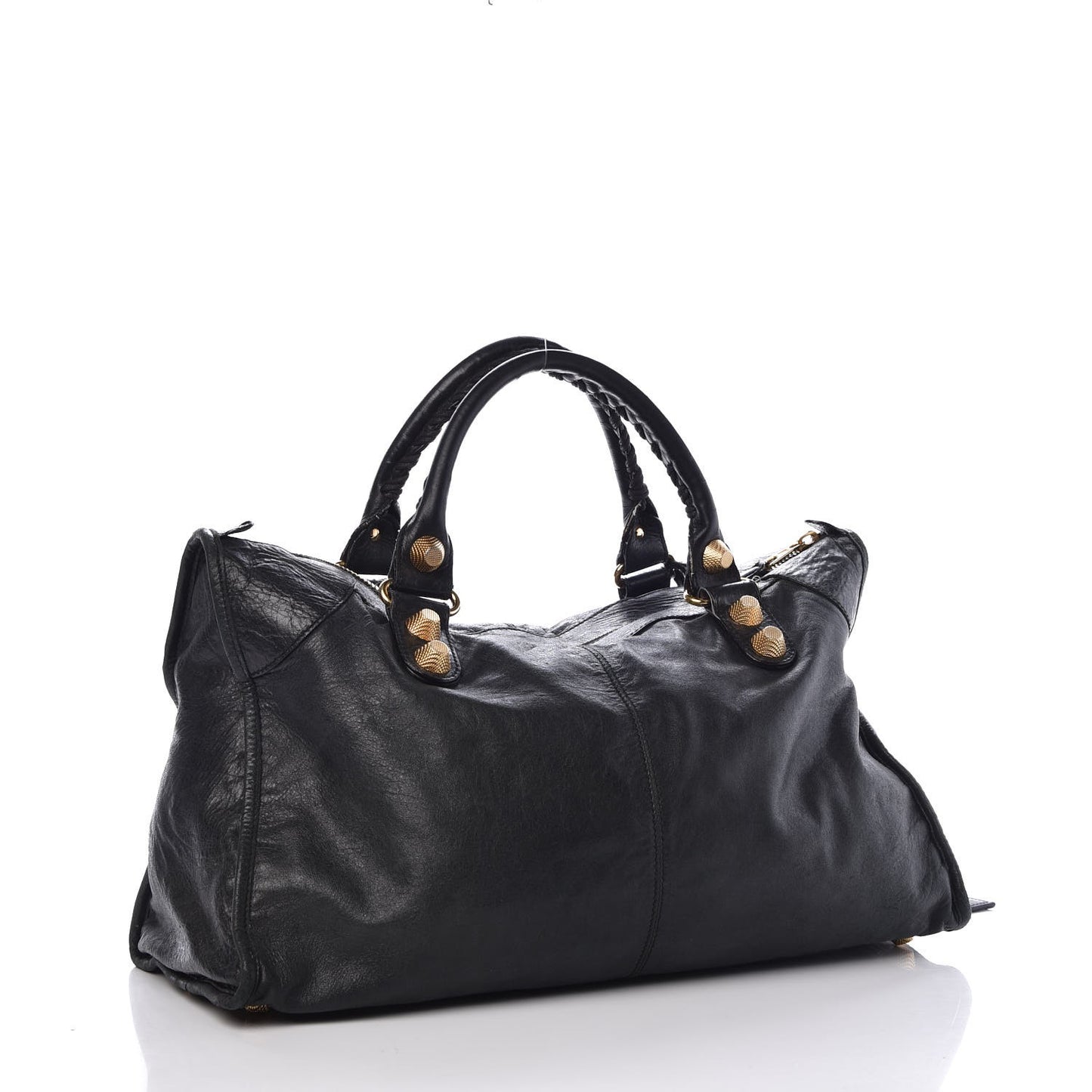 Agneau Giant 21 Gold Hardware Work Black