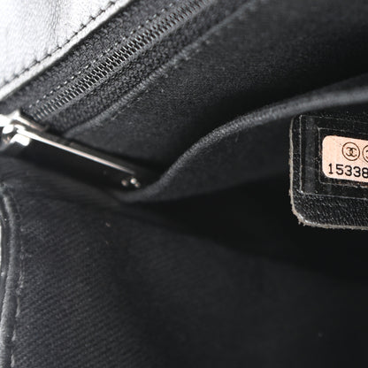 Chanel Vinyl Quilted In The Business Flap Bag Black 7 of 10