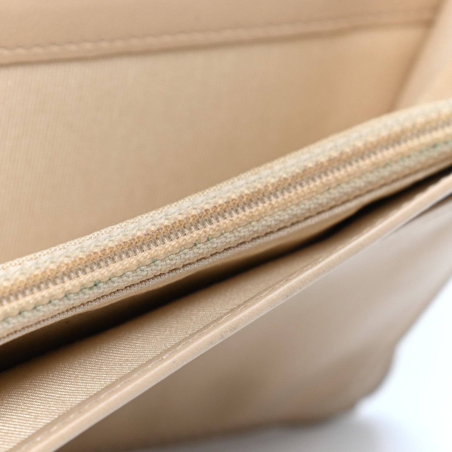 Chanel Caviar Quilted Yen Wallet Beige 10 of 11