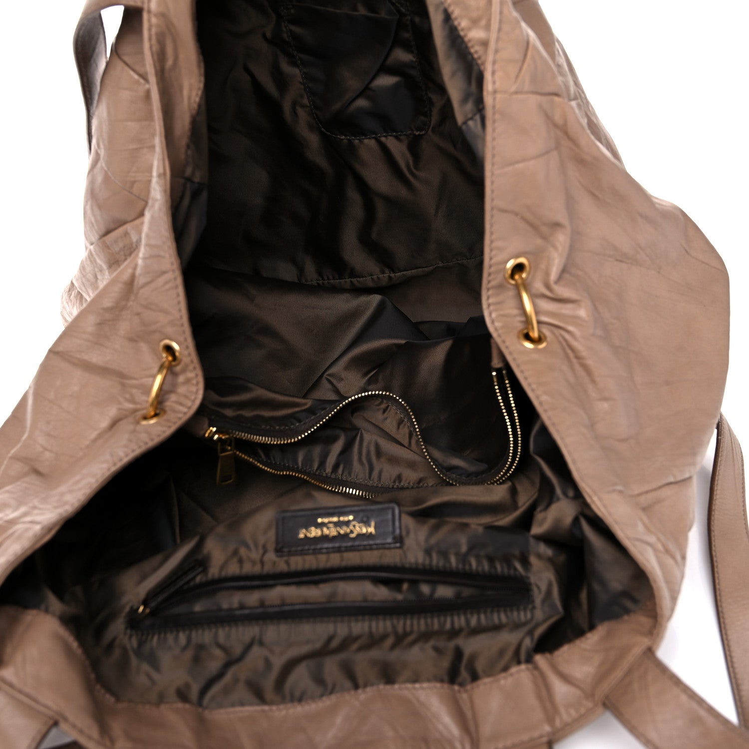Saint Laurent Calfskin Y Tote Beige 5 of 23