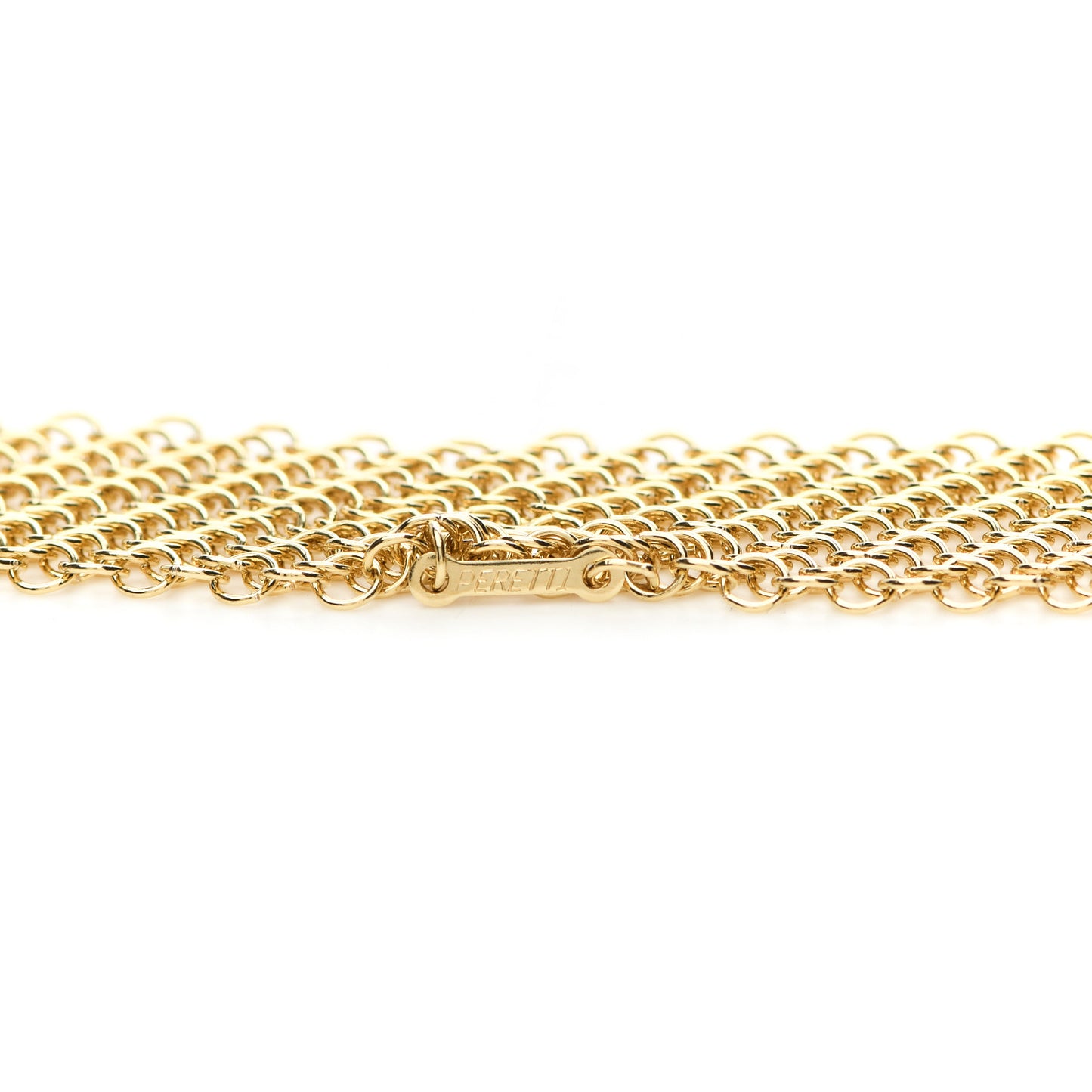 18K Yellow Gold Elsa Peretti Mesh Necklace
