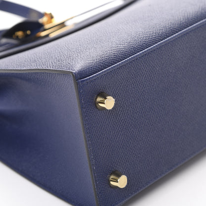 Hermes Epsom Kelly Sellier 25 Bleu Saphir 6 of 38