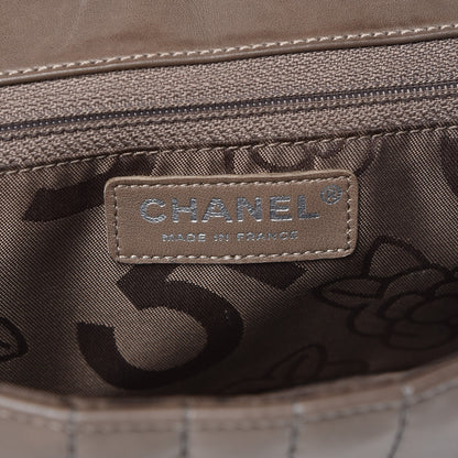 Chanel Lambskin Vertical Quilted East West Flap Brown 7 of 14