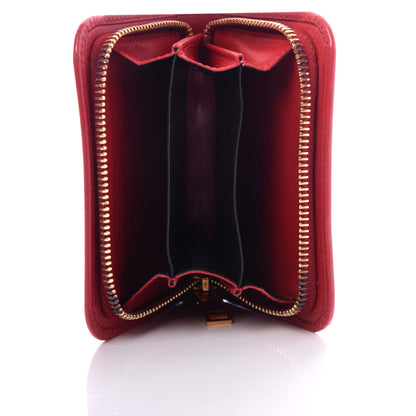 Saint Laurent Calfskin Small Coin Purse Red 5 of 8