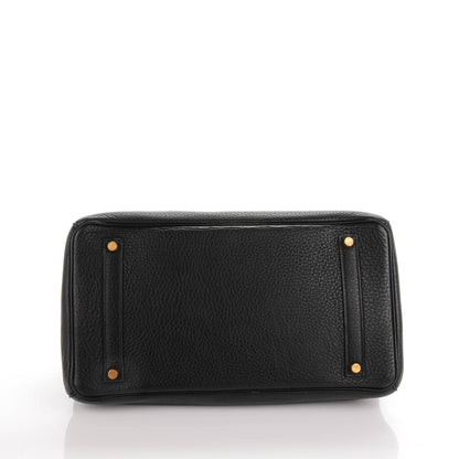 Hermes Taurillon Clemence Birkin 35 Black 6 of 24