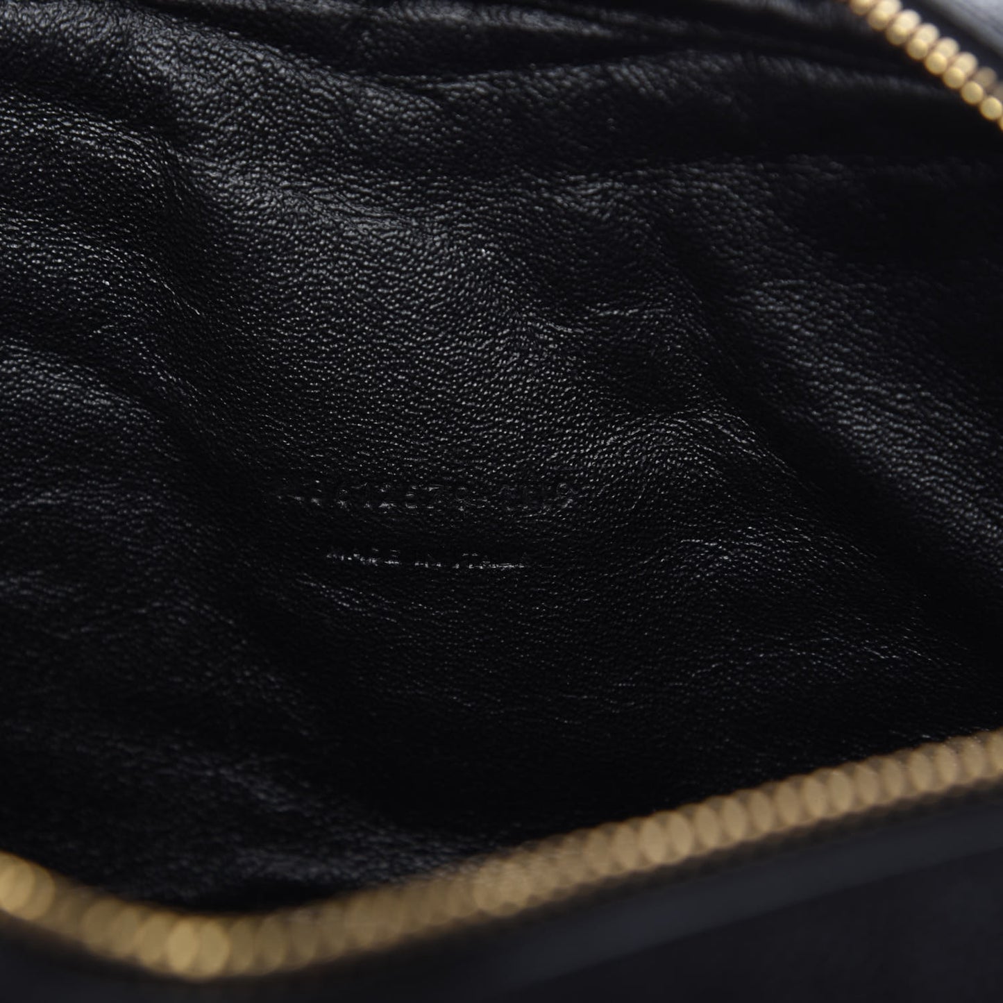 Grain De Poudre Matelasse Monogram Mini Lou Camera Bag Black