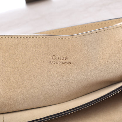 Chloe Suede Calfskin Small Faye Shoulder Bag Motty Grey 6 of 11