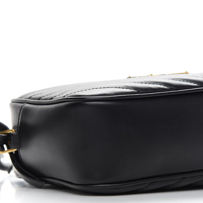 Saint Laurent Calfskin Matelasse Monogram Lou Camera Bag Black 8 of 9