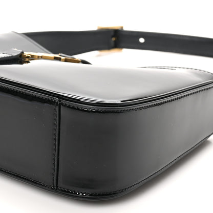 Saint Laurent Patent Le 5 A 7 Hobo Black 10 of 10