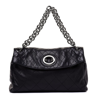 Chanel Lambskin Quilted New Lock Flap Black 1 of 10