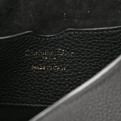 Christian Dior Grained Calfskin Medium Bobby Flap Black 6 of 10