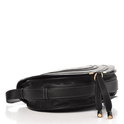 Chloe Calfskin Medium Marcie Round Crossbody Bag Black 4 of 8