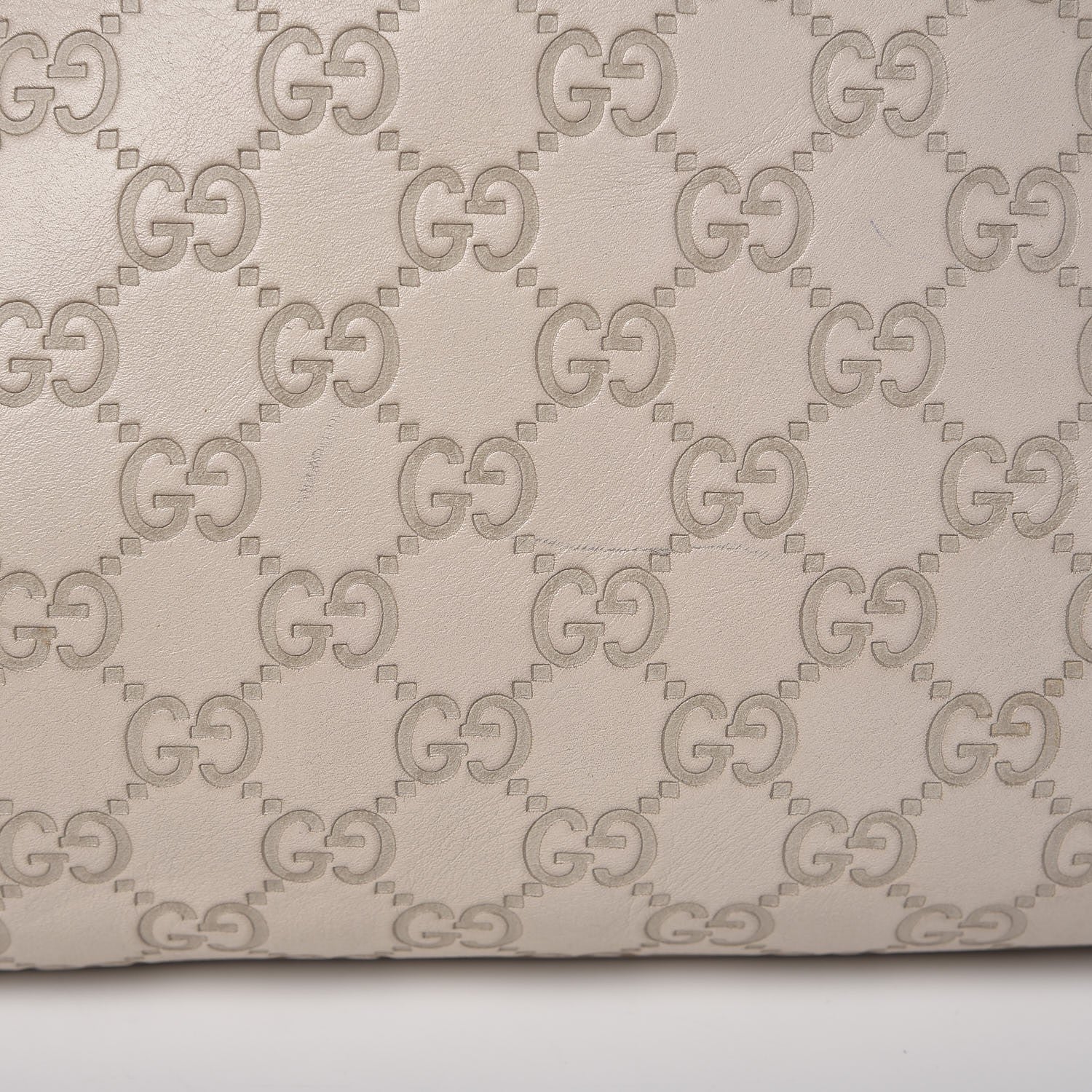 Gucci Guccissima Creole Hobo White 11 of 13