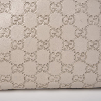 Gucci Guccissima Creole Hobo White 11 of 13
