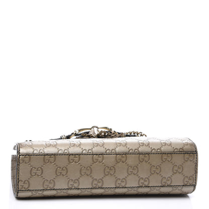 Gucci Guccissima Small Emily Shoulder Bag Gold 3 of 11