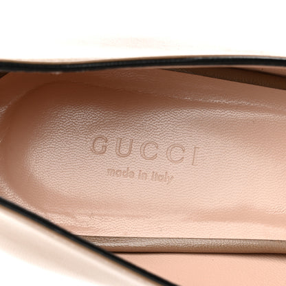 Gucci Malaga Kid GG Marmont Fringe 50mm Loafer Pumps 40 Porcelain Rose 7 of 9