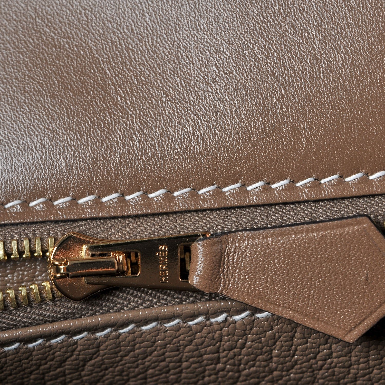 Hermes Tadelakt Sellier Kelly 32 Etoupe 13 of 32