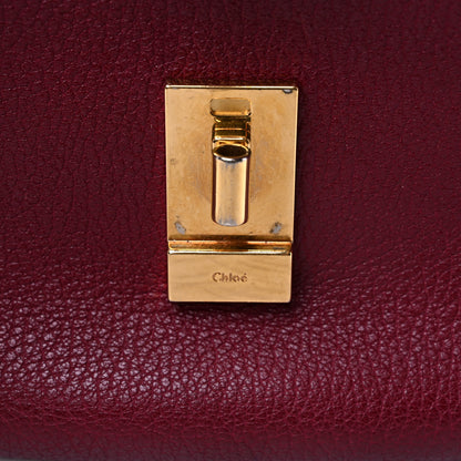 Chloe Grained Lambskin Drew Shoulder Bag Wine Purple 9 of 12