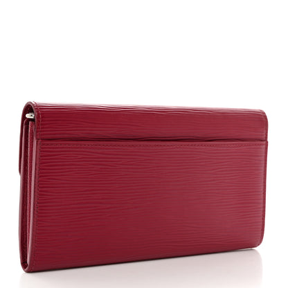 Louis Vuitton LOUIS VUITTON Epi Sarah Wallet NM Fuchsia 3 of 6