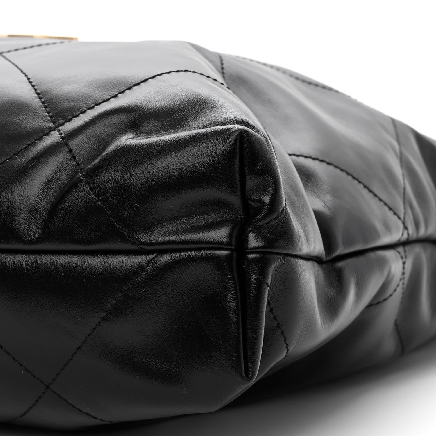 Chanel Shiny Calfskin Quilted Chanel 22 Black 11 of 11