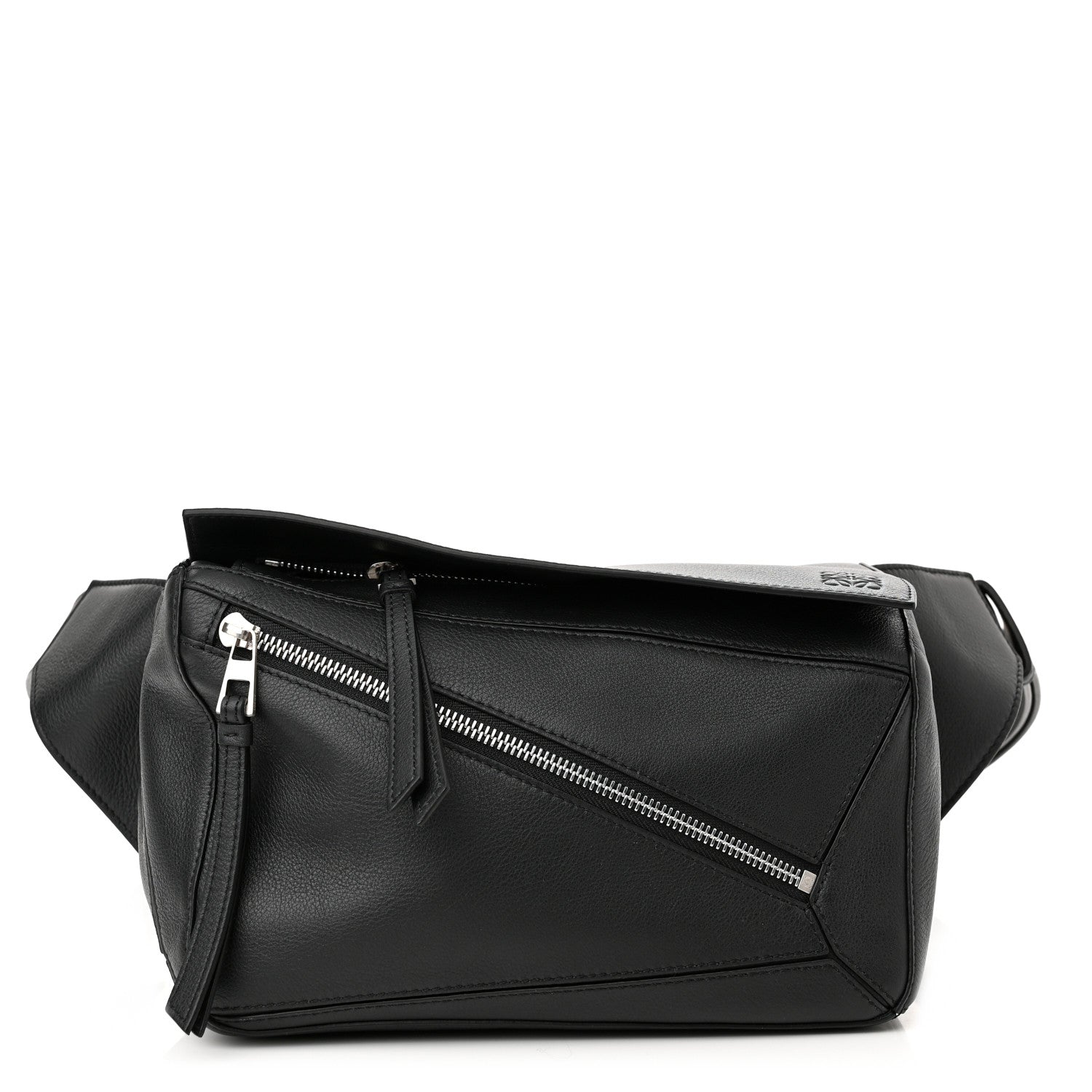 Loewe Calfskin Small Puzzle Bumbag Black 1 of 9