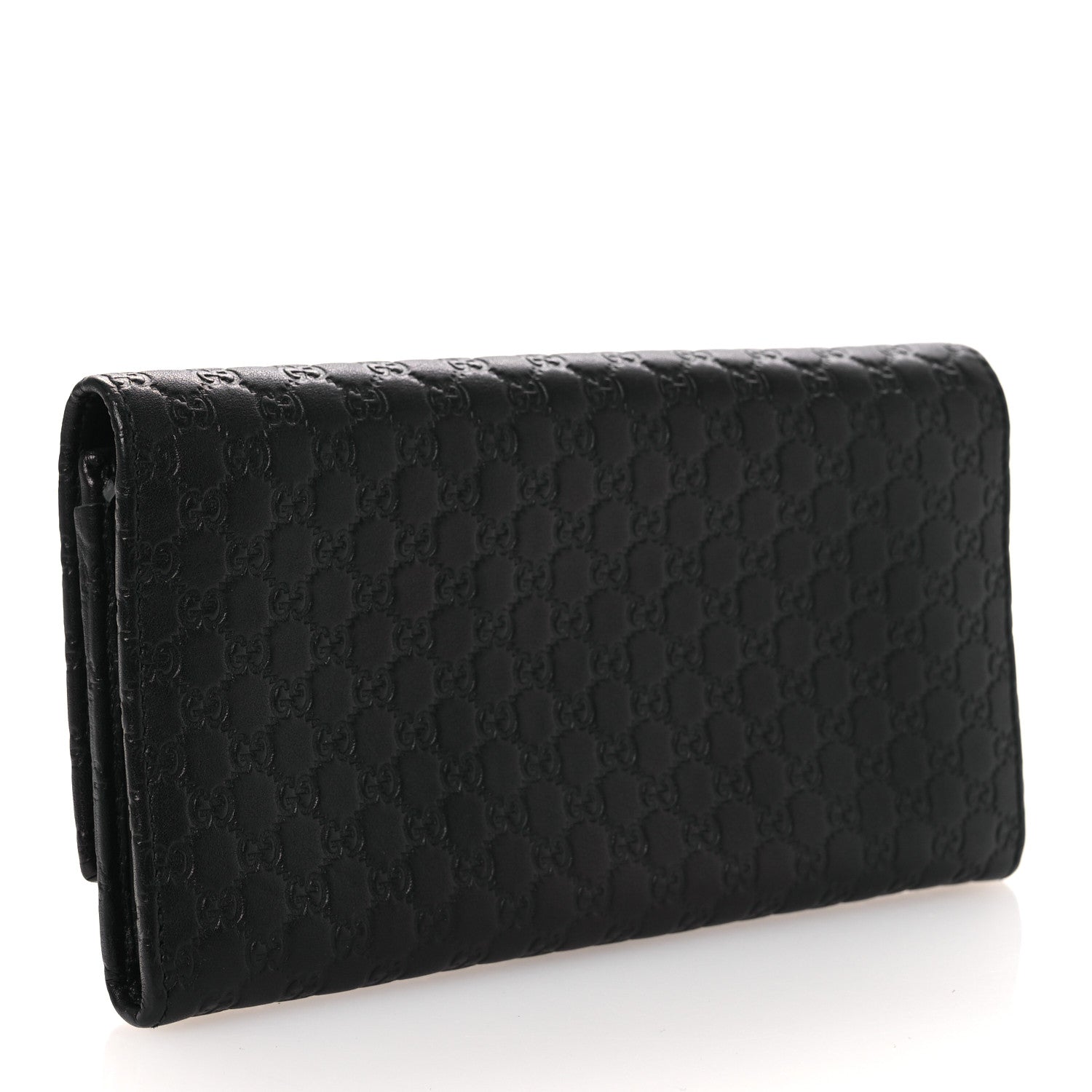 Gucci Microguccissima Bow Continental Wallet Black 3 of 7