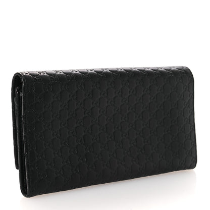 Gucci Microguccissima Bow Continental Wallet Black 3 of 7