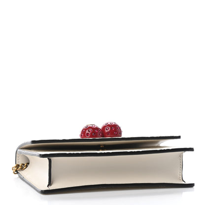 Gucci Guccissima Mini Cherry Chain Bag White 4 of 7