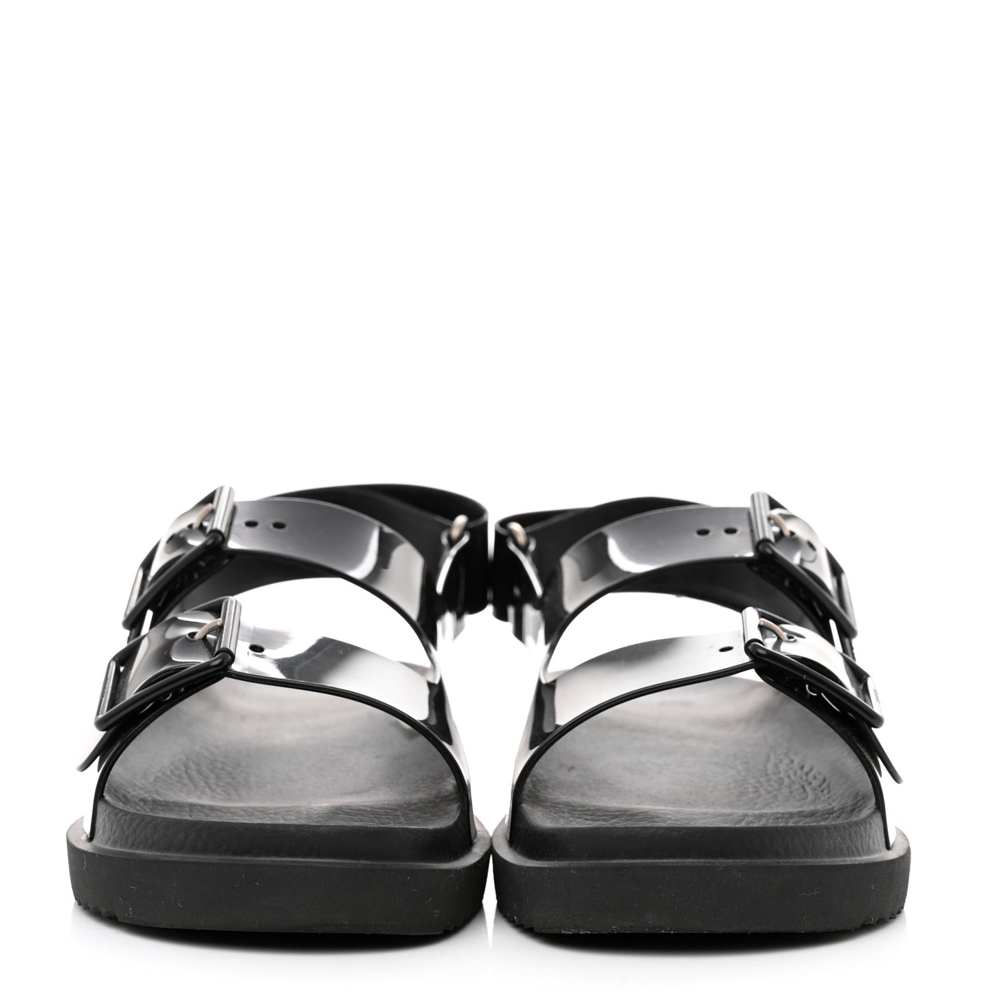 Rubber Mini Double G Womens Isla Dad Sandals 38 Black