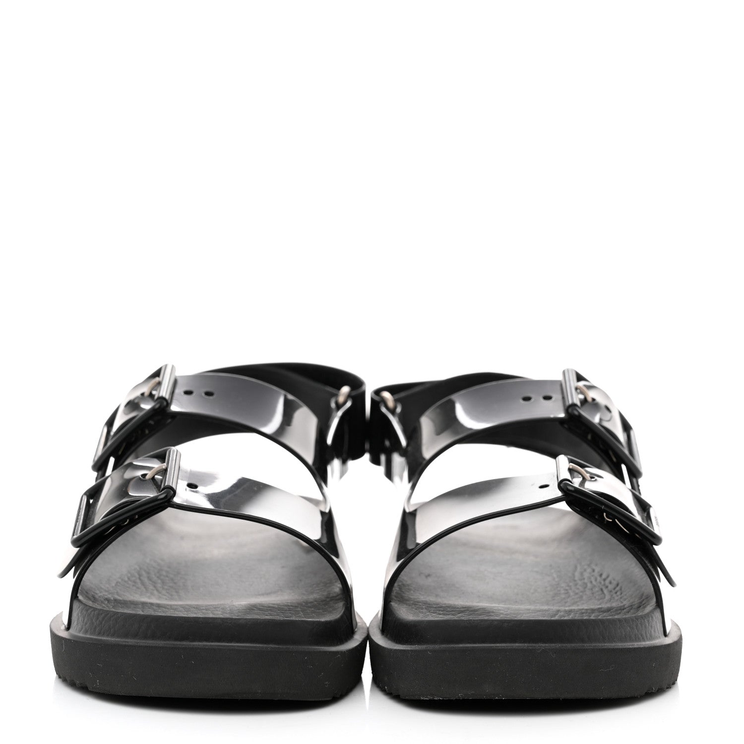 Gucci Rubber Mini Double G Womens Isla Dad Sandals 38 Black 2 of 8