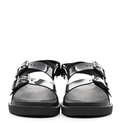 Gucci Rubber Mini Double G Womens Isla Dad Sandals 38 Black 2 of 8