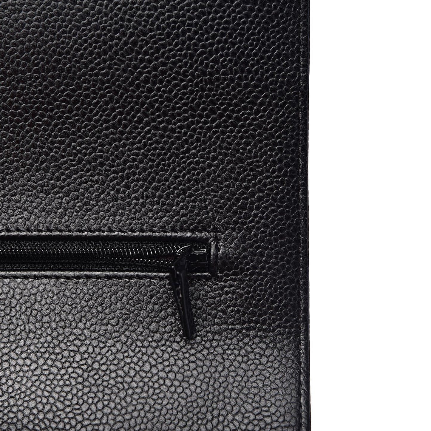 Caviar Quilted Maxi Double Flap Black