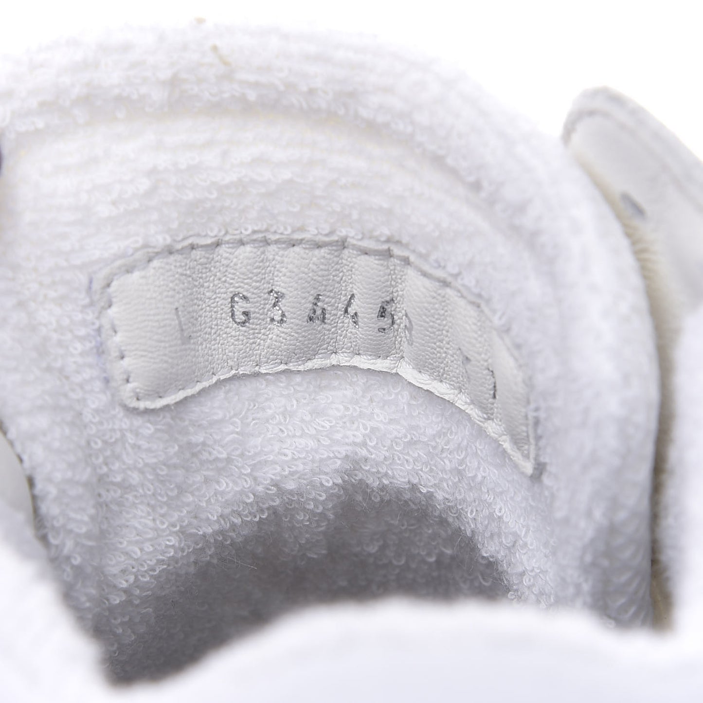 Calfskin Mesh Lycra Womens Logo High Top Sneakers 37 White