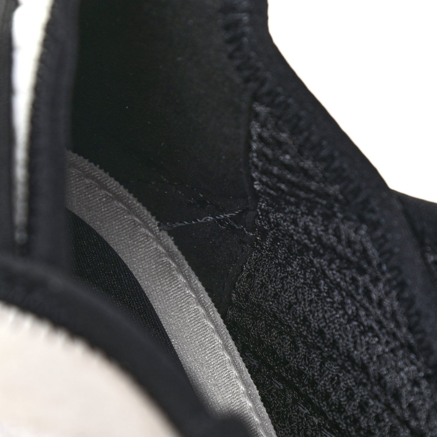 Velvet Calfskin Mixed Fibers CC Sneakers 39 Ivory Black