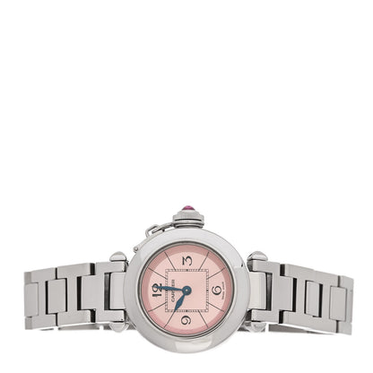 Cartier Stainless Steel 27mm Miss Pasha Quartz Watch Pink 2 of 4