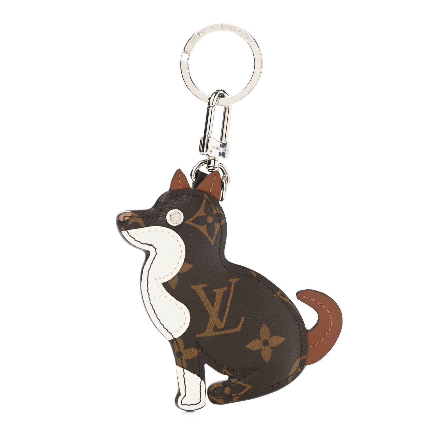 Louis Vuitton Monogram Dog Bag Charm Key Holder 1 of 3