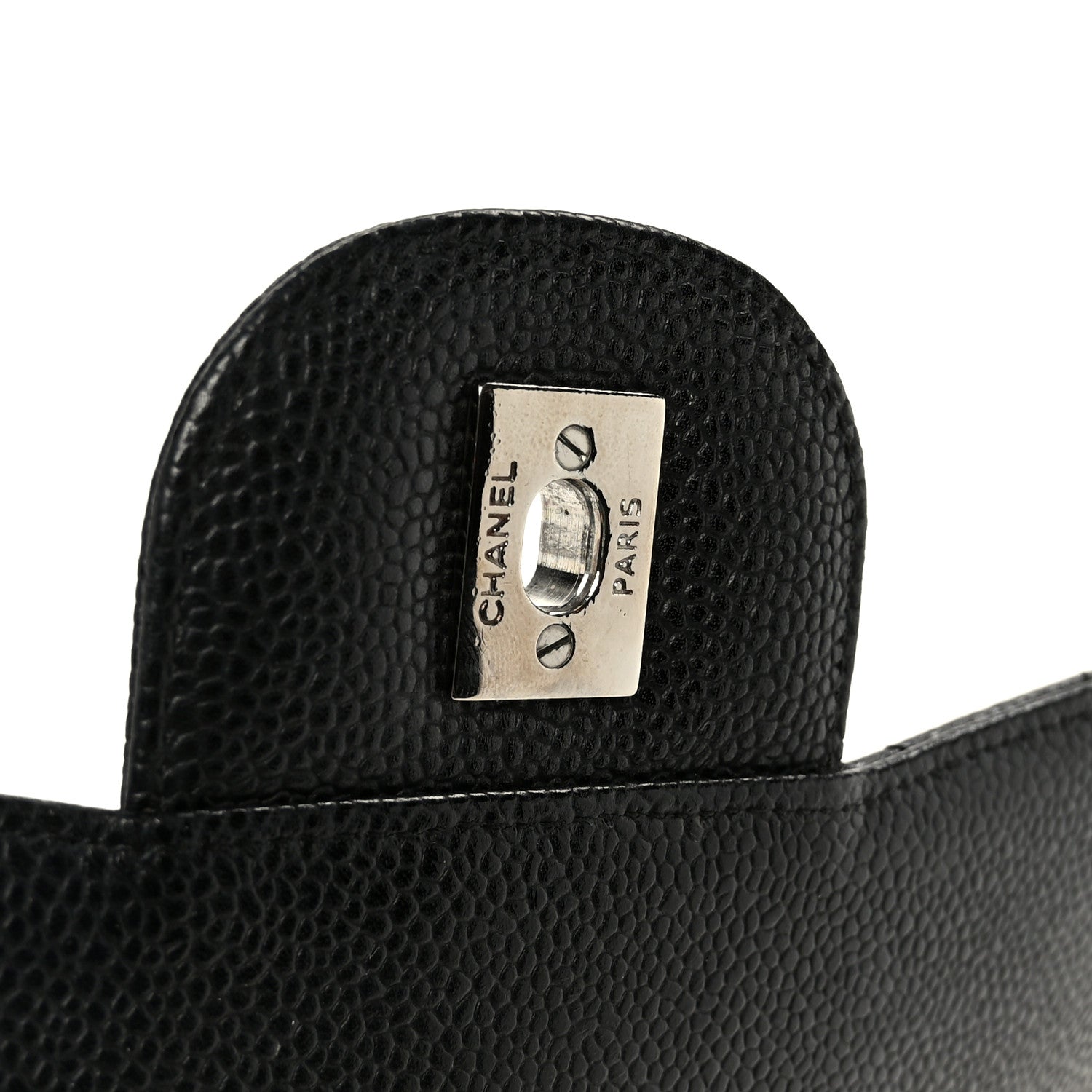 Chanel Caviar Quilted Jumbo Single Flap Black 7 of 11