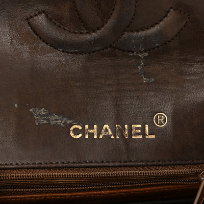Chanel Lambskin Quilted Mini Square Flap Bag Dark Brown 6 of 10