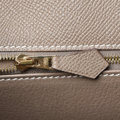 Hermes Epsom Kelly Sellier 32 Etoupe 19 of 34