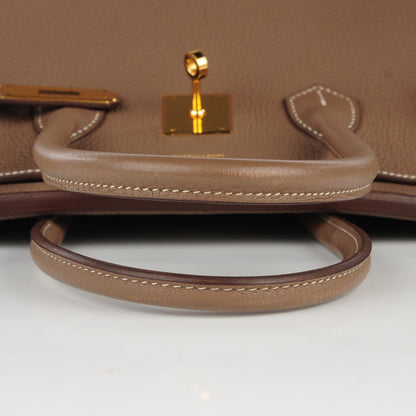 Hermes Togo Birkin 35 Etoupe 10 of 22