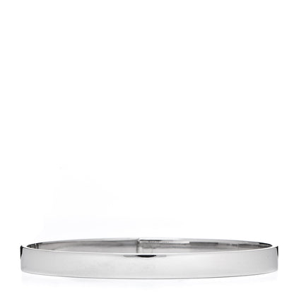 Hermes 18K White Gold Diamond PM Kelly Bracelet SH 3 of 6