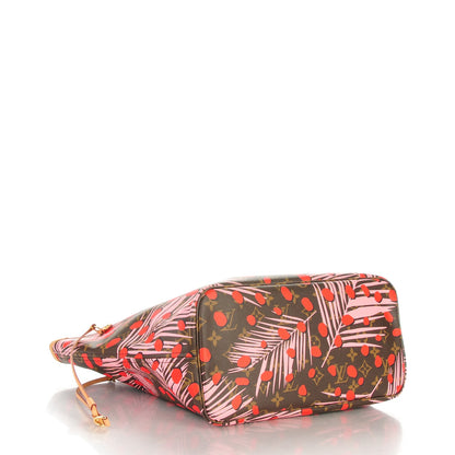 Louis Vuitton Monogram Jungle Dots Neo Neverfull MM Sugar Pink Poppy 4 of 8