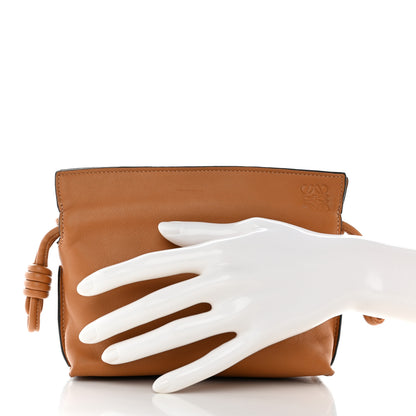 Loewe Calfskin Nano Flamenco Knot Clutch Warm Desert 2 of 8