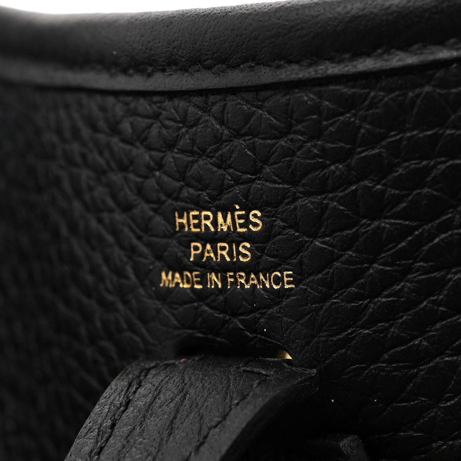 Hermes Taurillon Clemence Evelyne TPM Black 6 of 10