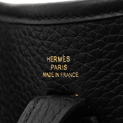Hermes Taurillon Clemence Evelyne TPM Black 6 of 10
